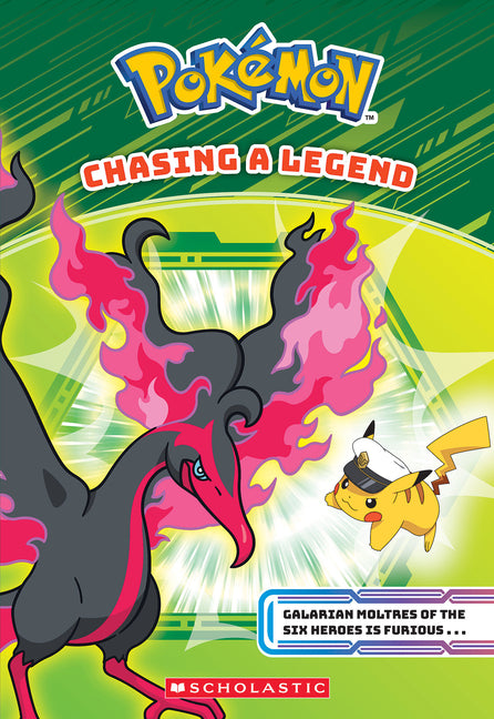 Book cover for Chasing a Legend (Pokémon Chapter Book)