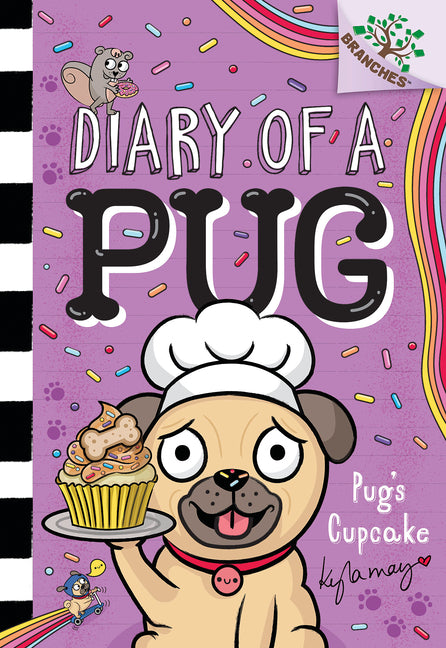 Book cover for Pug's Cupcake: A Branches Book (Diary of a Pug #16)