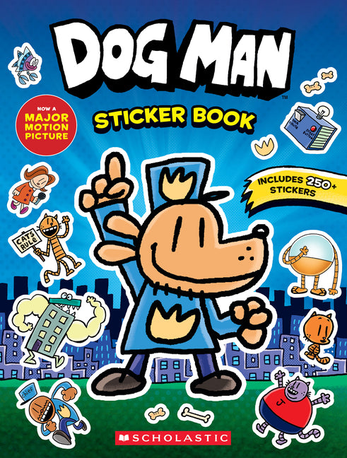 Book cover for Dog Man: Official Sticker Book