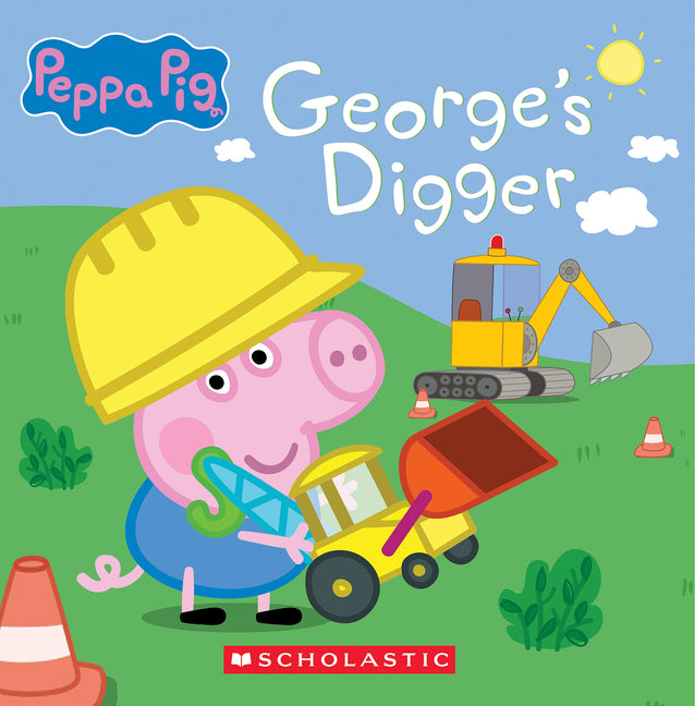 Book cover for George's Digger (Peppa Pig 8x8 Storybook #40)