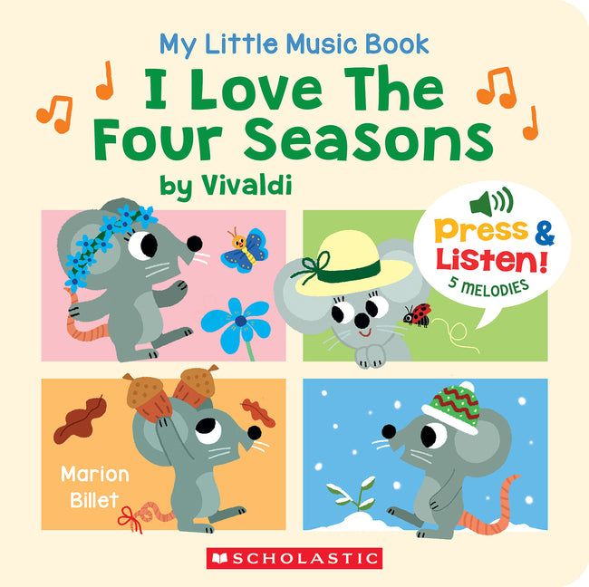 Book cover for My Little Music Book: I Love the Four Seasons