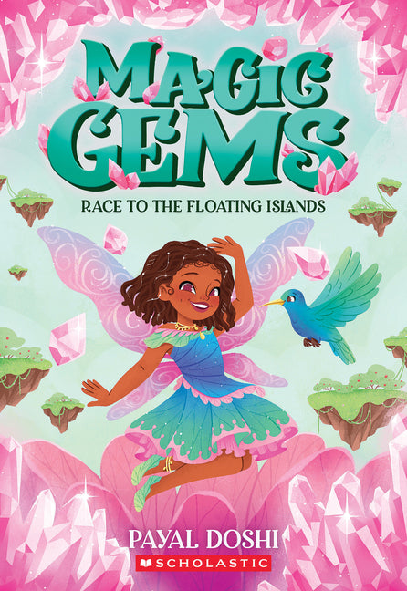 Book cover for Race to the Floating Islands (Magic Gems #3)