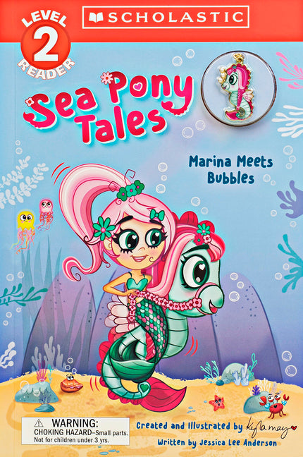 Book cover for Sea Pony Tales #1: Marina Meets Bubbles
