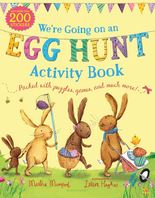Book cover for We're Going on an Egg Hunt Activity Book (the Bunnies of Hoppity Hill)