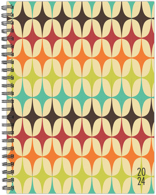Book cover for Rad Retro 2024 6.5 X 8.5 Softcover Weekly Planner