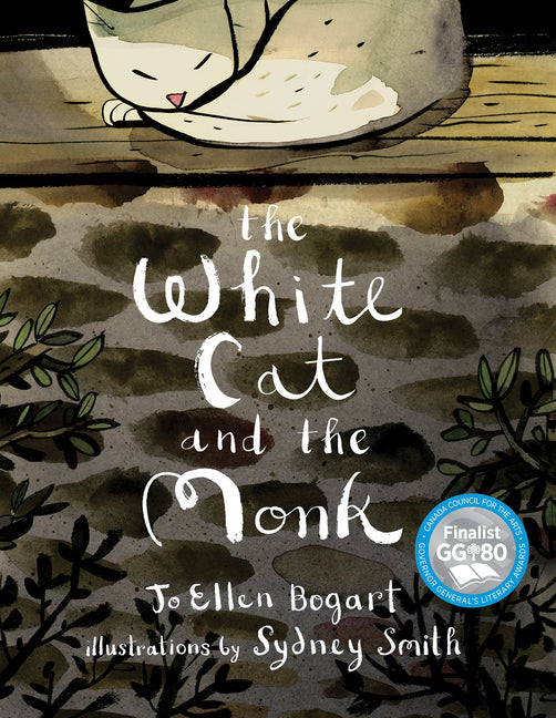 Book cover for White Cat and the Monk: A Retelling of the Poem "Pangur Bán"