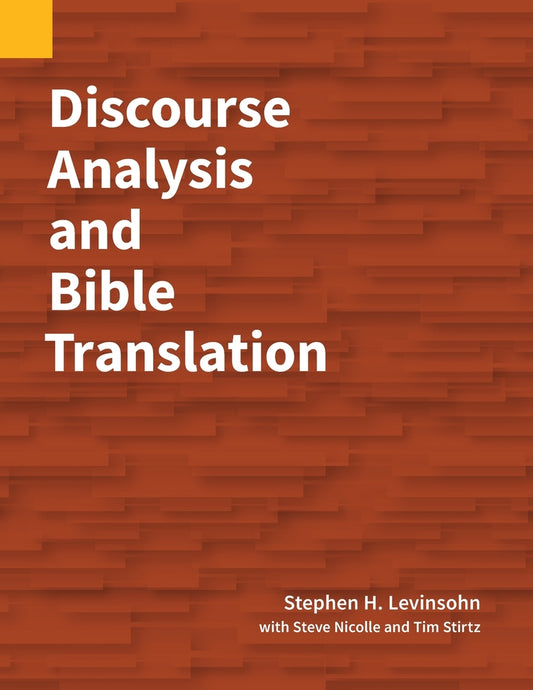 Book cover for Discourse Analysis and Bible Translation