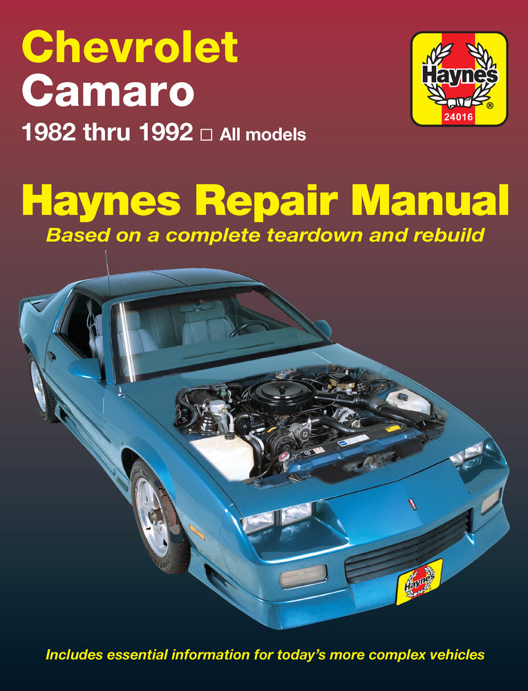 Book cover for Chevrolet Camaro 1982-92