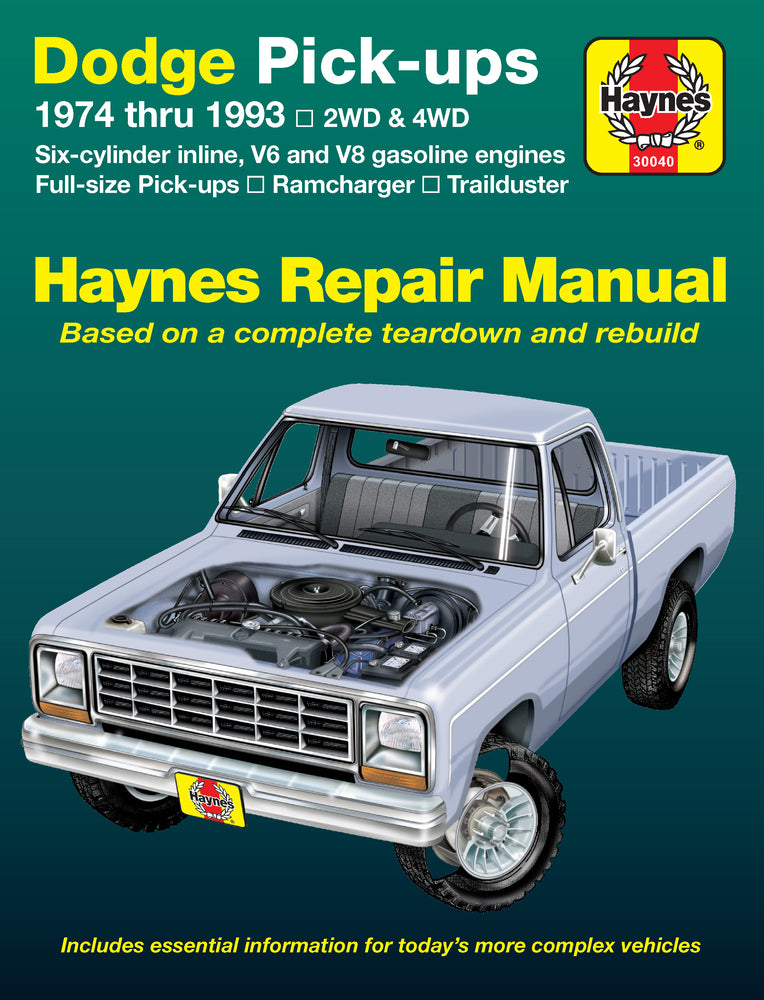 Book cover for Dodge Ramcharger & Trailduster Full-Size Pick-Ups 1974-93