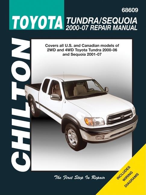 Book cover for Chilton Toyota Tundra/Sequoia 2000-2007 Repair Manual