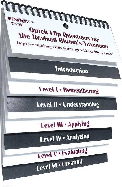 Book cover for Quick Flip Questions for the Revised Bloom Taxonomy
