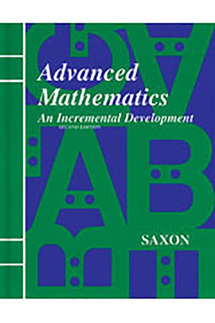 Book cover for Saxon Advanced Math Answer Key & Tests Second Edition