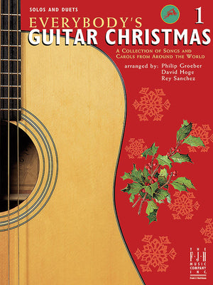 Book cover for Everybody's Guitar Christmas, Book 1