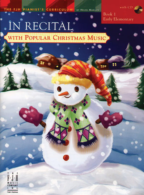 Book cover for In Recital(r) with Popular Christmas Music, Book 1