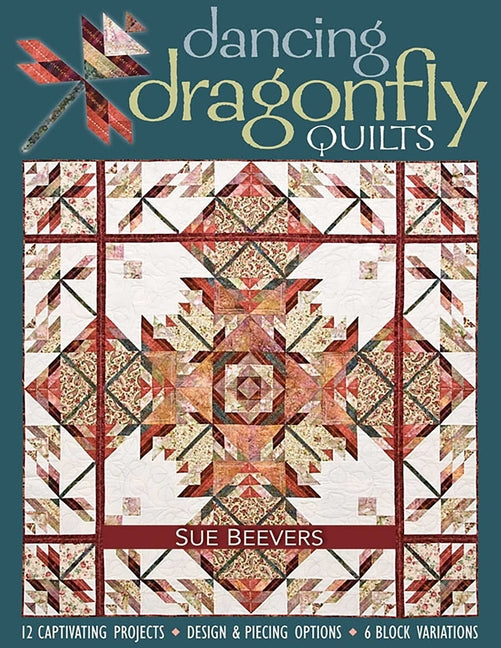 Book cover for Dancing Dragonfly Quilts-Print-on-Demand-Edition: 12 Captivating Projects, Design & Piecing Options, 6 Block Variations