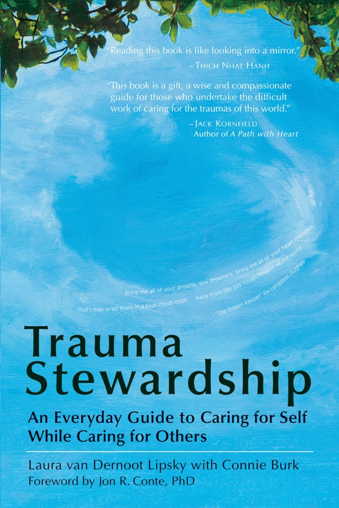 Book cover for Trauma Stewardship: An Everyday Guide to Caring for Self While Caring for Others