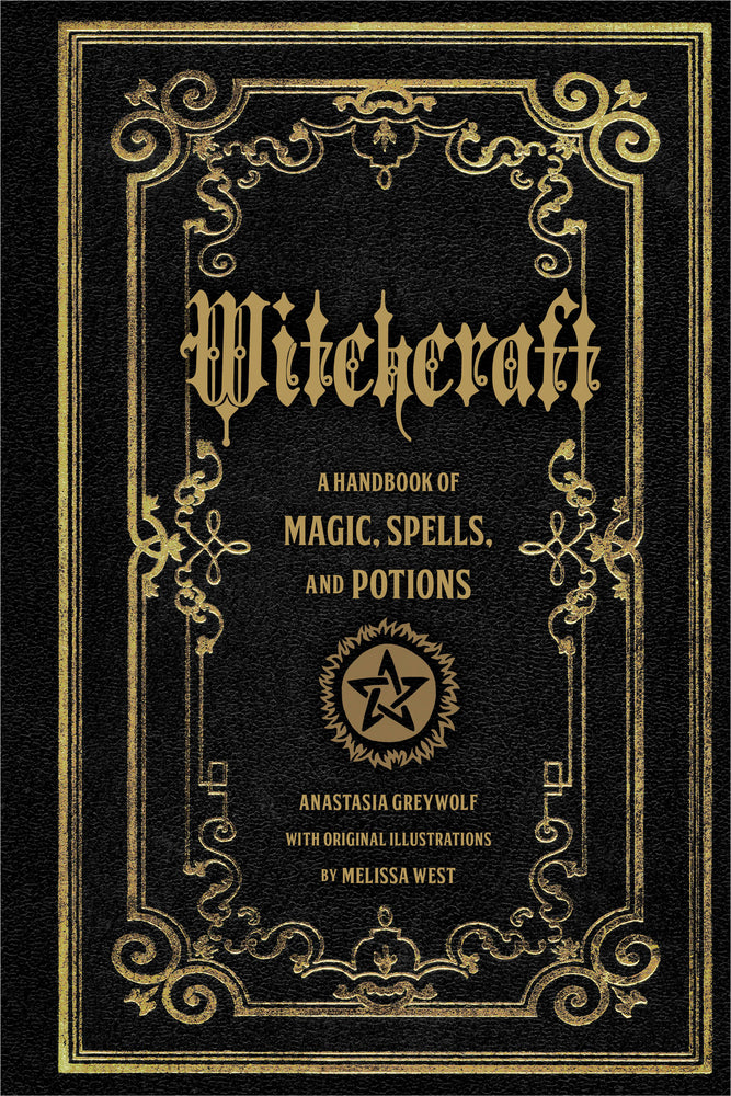 Book cover for Witchcraft: A Handbook of Magic Spells and Potions