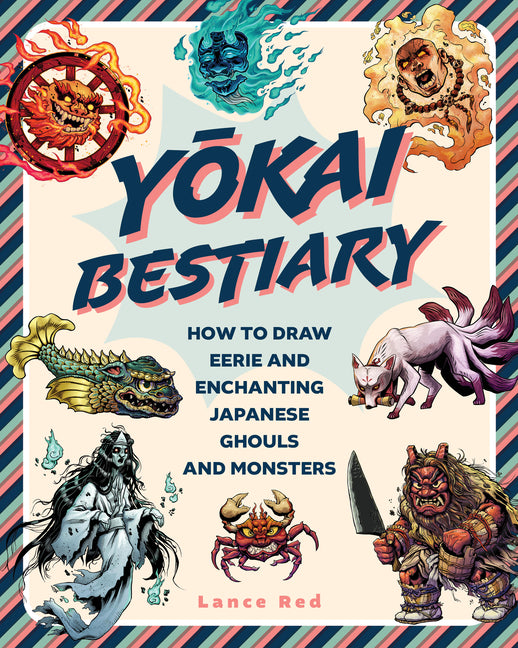Book cover for Yokai Bestiary: How to Draw Eerie and Enchanting Japanese Ghouls and Monsters