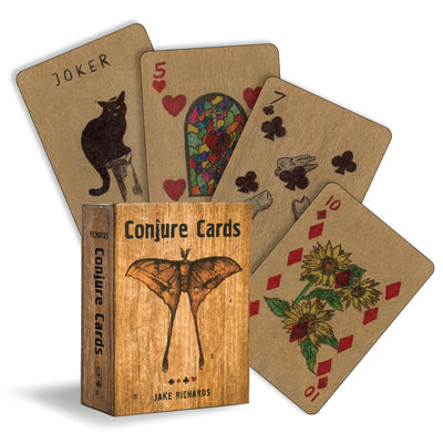 Book cover for Conjure Cards: Fortune-Telling Card Deck and Guidebook