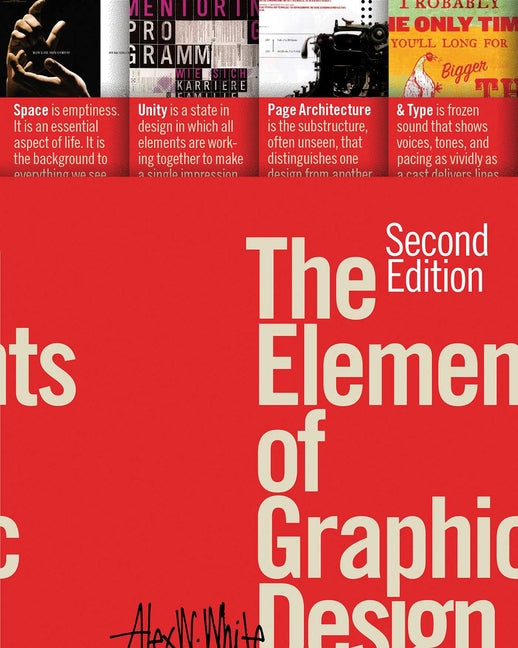 Book cover for The Elements of Graphic Design