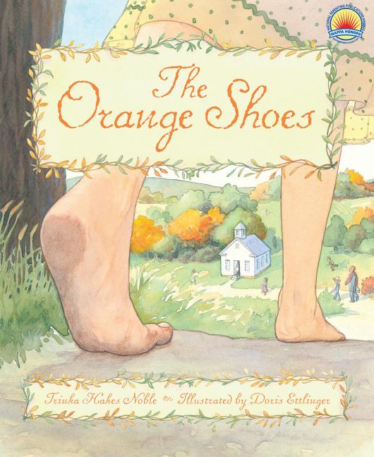 Book cover for The Orange Shoes