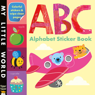 Book cover for ABC Alphabet Sticker Book