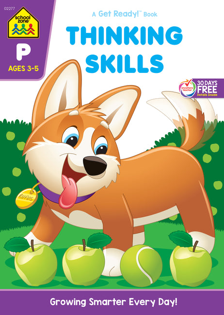 Book cover for School Zone Thinking Skills Workbook
