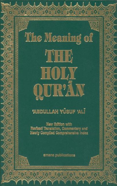 Book cover for The Meaning of the Holy Qu'ran