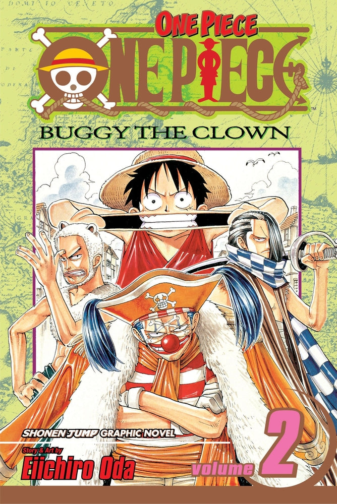 Book cover for One Piece, Volume 2: Buggy the Clown