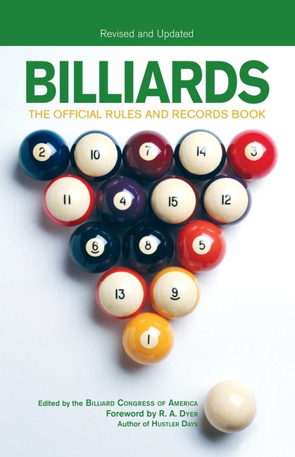 Book cover for Billiards, Revised and Updated: The Official Rules And Records Book (Revised)