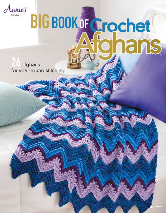 Book cover for Big Book of Crochet Afghans: 26 Afghans for Year-Round Stitching