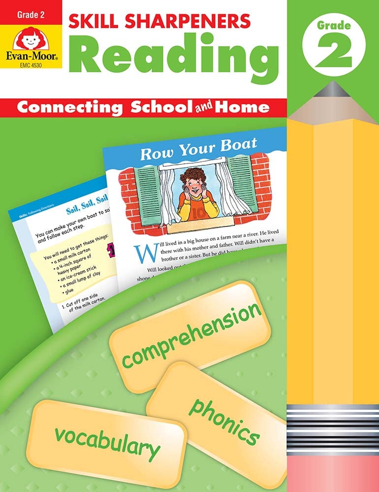 Book cover for Skill Sharpeners: Reading, Grade 2 Workbook