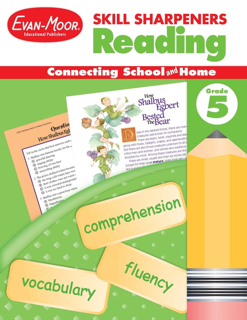 Book cover for Skill Sharpeners: Reading, Grade 5 Workbook