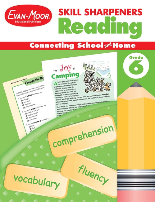 Book cover for Skill Sharpeners: Reading, Grade 6 Workbook