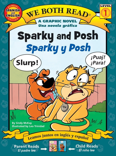 Book cover for We Both Read: Sparky and Posh - Sparky Y Posh (Bilingual in English and Spanish)