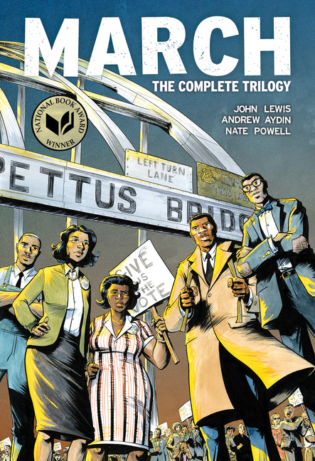 Book cover for March (Omnibus Edition): The Complete Trilogy in One Volume