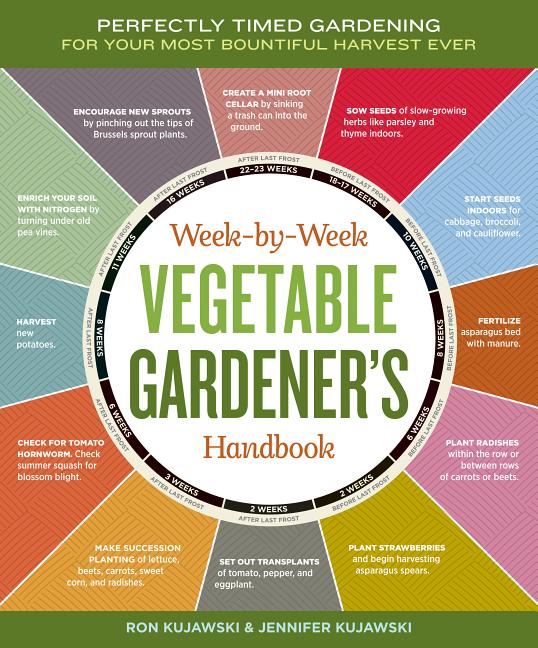 Book cover for Week-By-Week Vegetable Gardener's Handbook: Perfectly Timed Gardening for Your Most Bountiful Harvest Ever