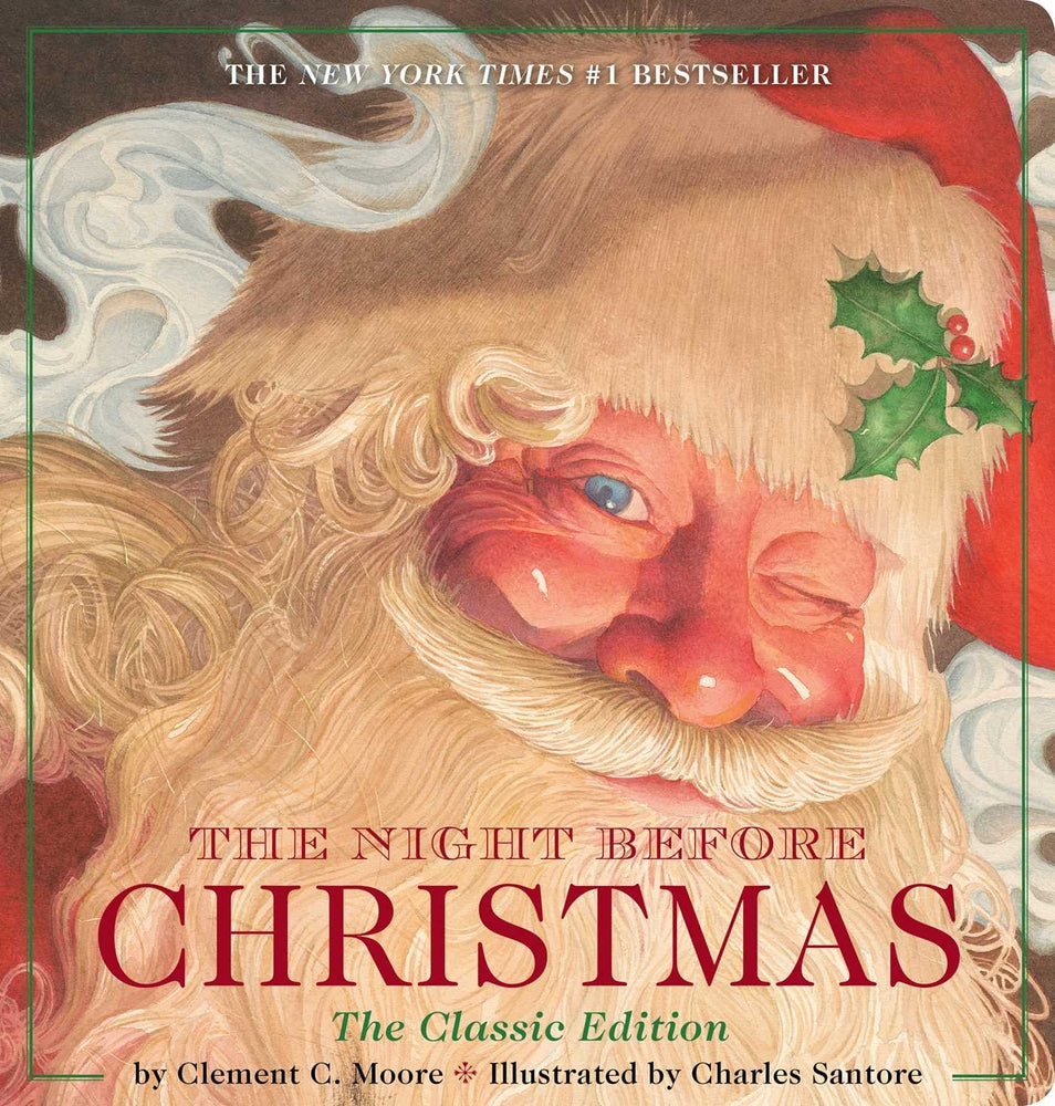 Book cover for The Night Before Christmas Oversized Padded Board Book: The Classic Edition