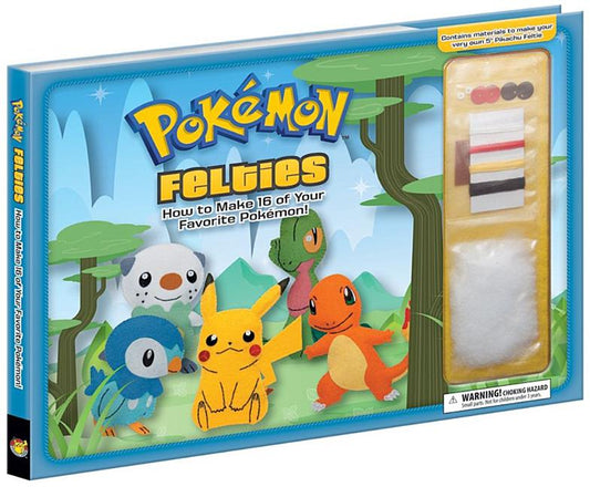 Book cover for Pokemon Felties: How to Make 16 of Your Favorite Pokemon