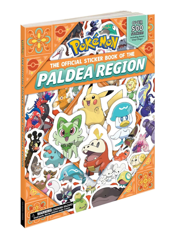 Book cover for Pokémon the Official Sticker Book of the Paldea Region