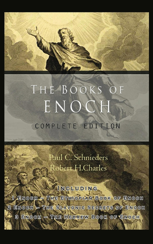 Book cover for The Books of Enoch: Complete edition: Including (1) The Ethiopian Book of Enoch, (2) The Slavonic Secrets and (3) The Hebrew Book of Enoch