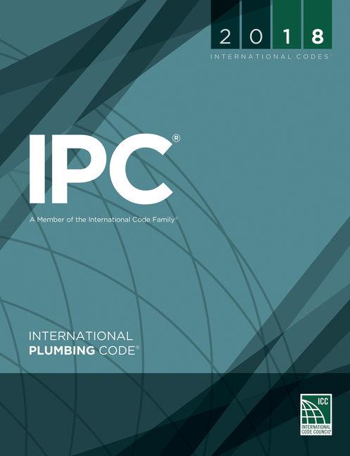 Book cover for 2018 International Plumbing Code