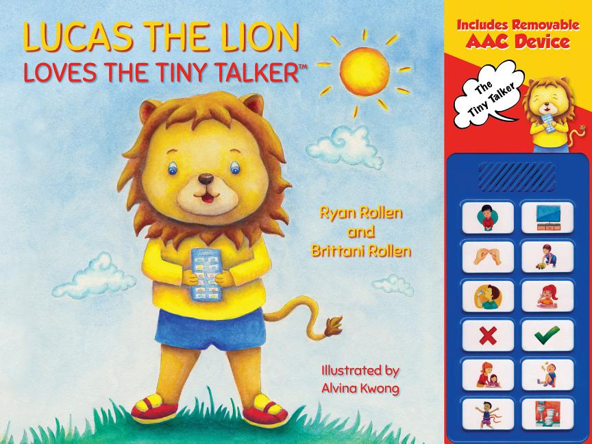 Book cover for Lucas the Lion Loves the Tiny Talker(tm)