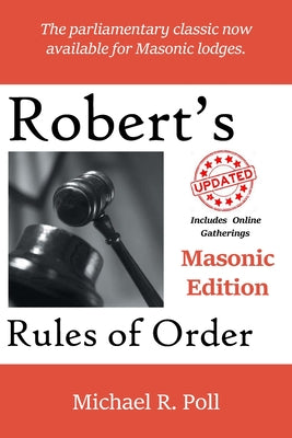 Book cover for Robert's Rules of Order: Masonic Edition