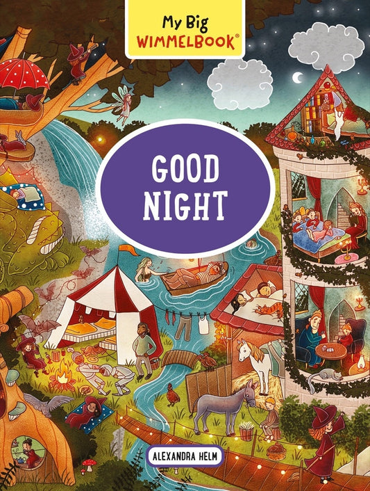 Book cover for My Big Wimmelbook(r) - Good Night: A Look-And-Find Book (Kids Tell the Story)