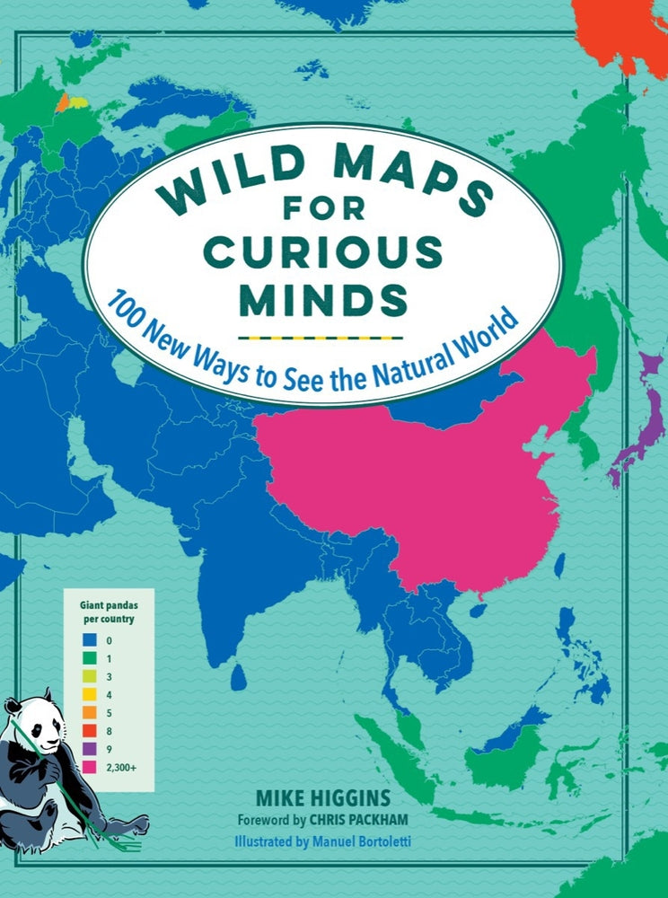 Book cover for Wild Maps for Curious Minds: 100 New Ways to See the Natural World