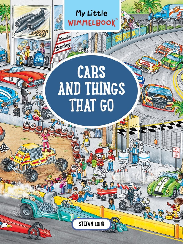 Book cover for My Little Wimmelbook(r) - Cars and Things That Go: A Look-And-Find Book (Kids Tell the Story)
