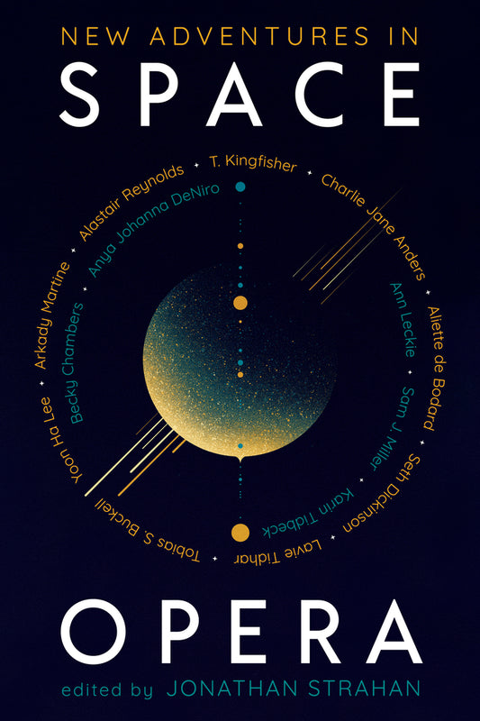 Book cover for New Adventures in Space Opera