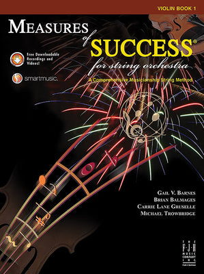 Book cover for Measures of Success for String Orchestra-Violin Book 1