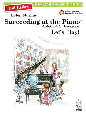 Book cover for Succeeding at the Piano, Lesson & Technique Book - Grade 1a (2nd Edition)